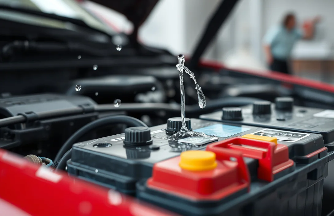 How car batteries react to water - can a car battery get wet?