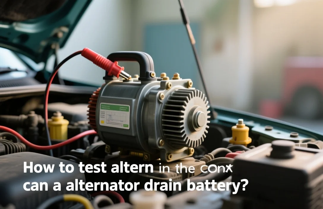 How to test alternator - can a alternator drain battery?