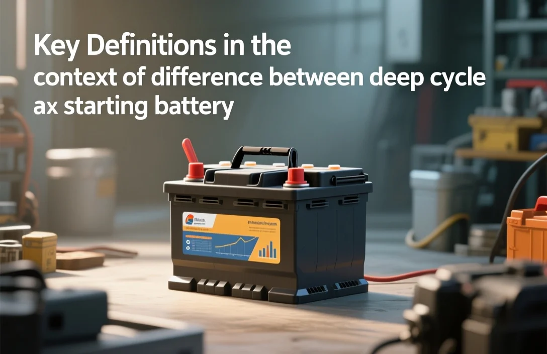 Key Definitions - difference between deep cycle and starting battery