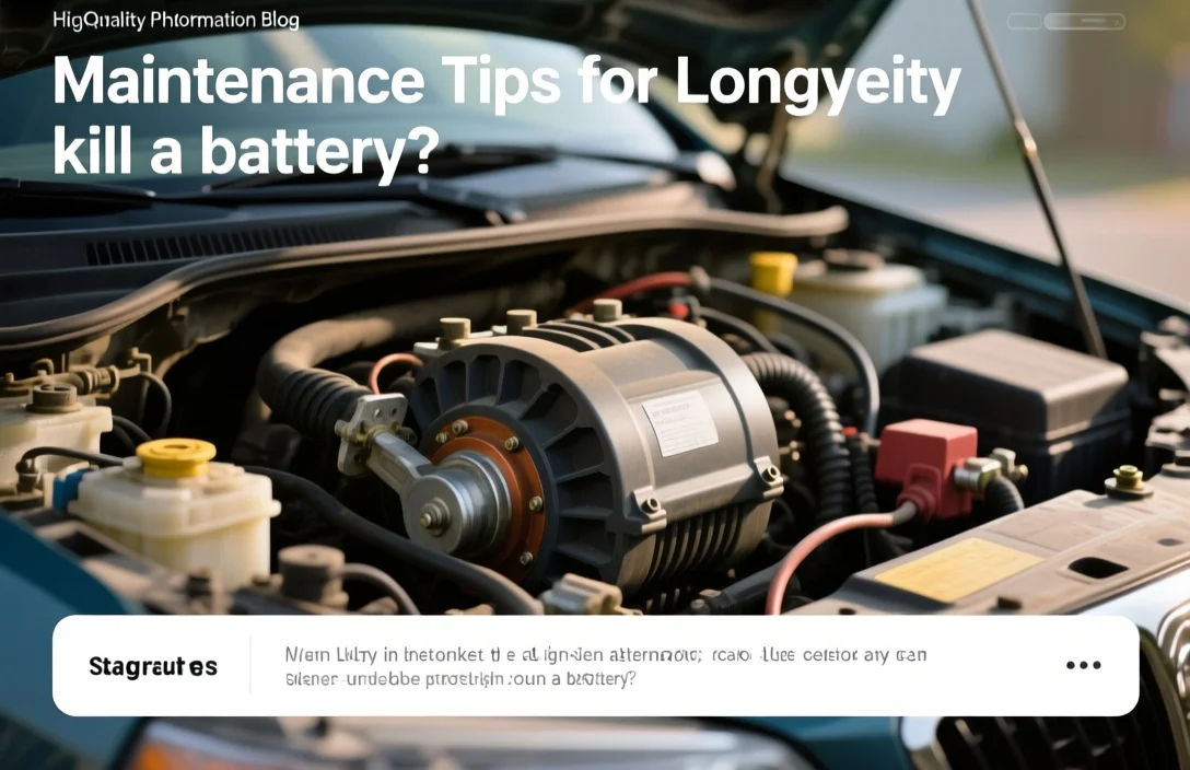 Maintenance Tips for Longevity - can a alternator kill a battery?