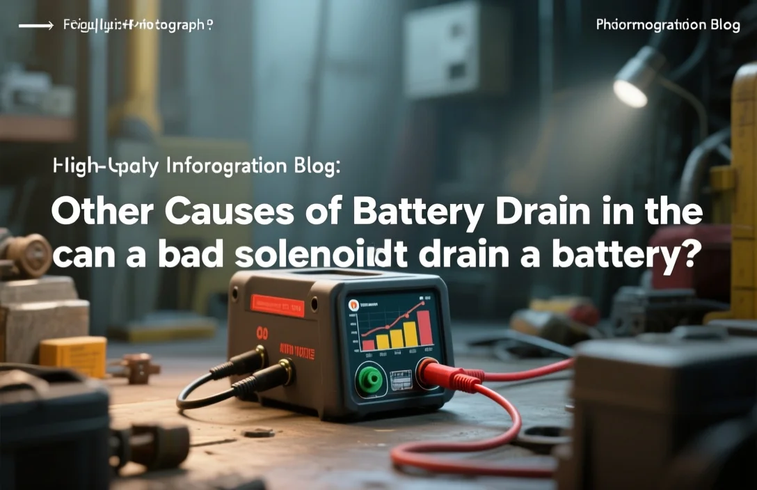 Other Causes of Battery Drain - can a bad solenoid drain a battery?