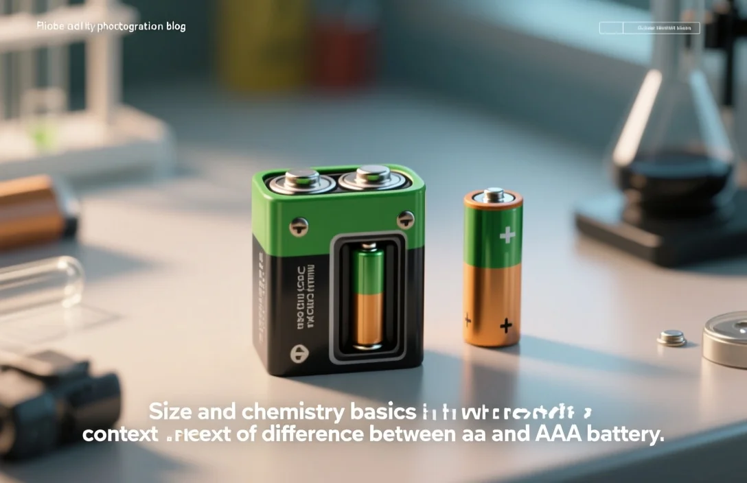 Size and chemistry basics - difference between aa and aaa battery