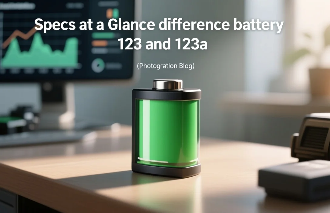 Specs at a Glance - difference between battery 123 and 123a