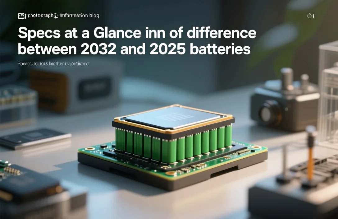 Specs at a Glance - difference between 2032 and 2025 batteries