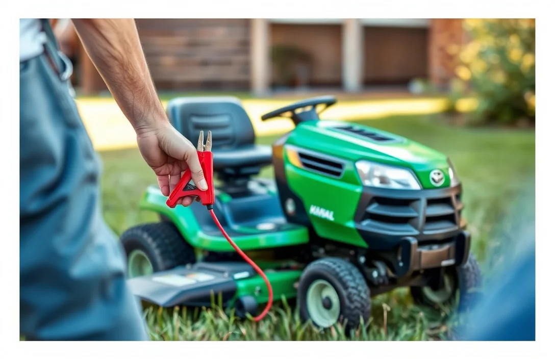 Step-by-step jump start procedure - can you jump a riding lawn mower battery?