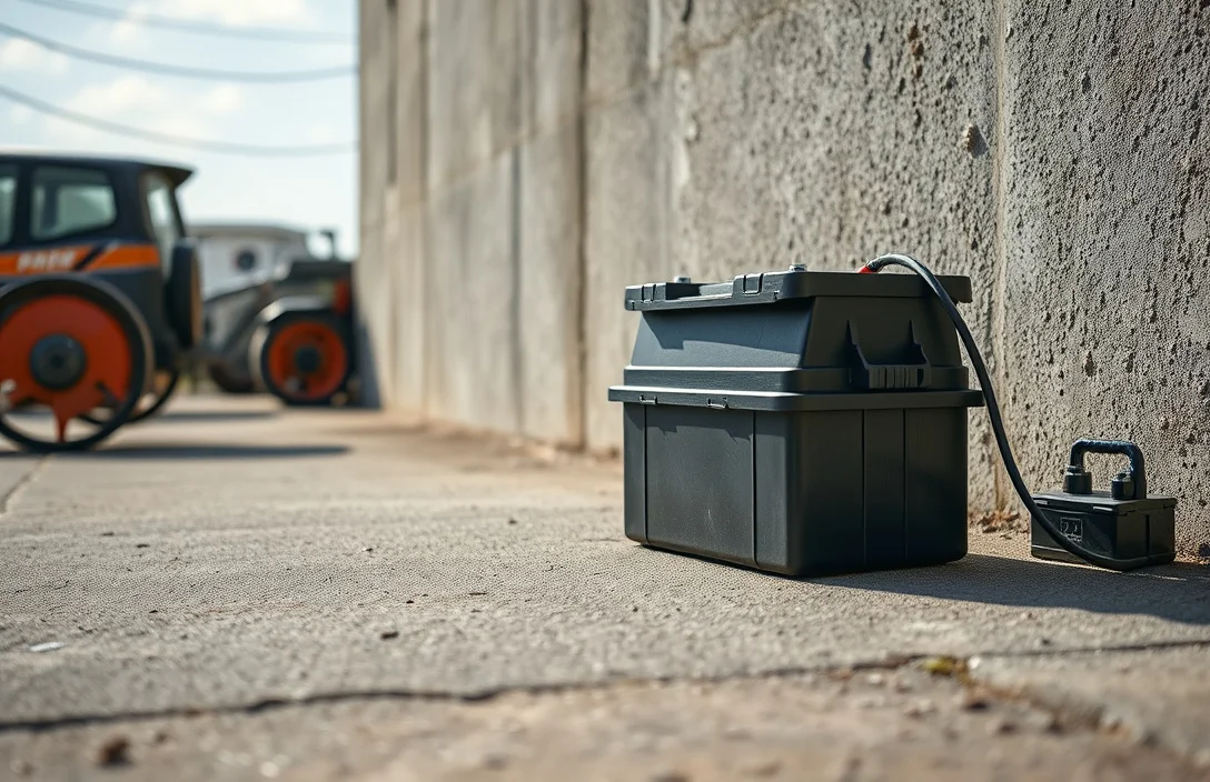Storage and testing in the real world - does putting a car battery on concrete drain it?