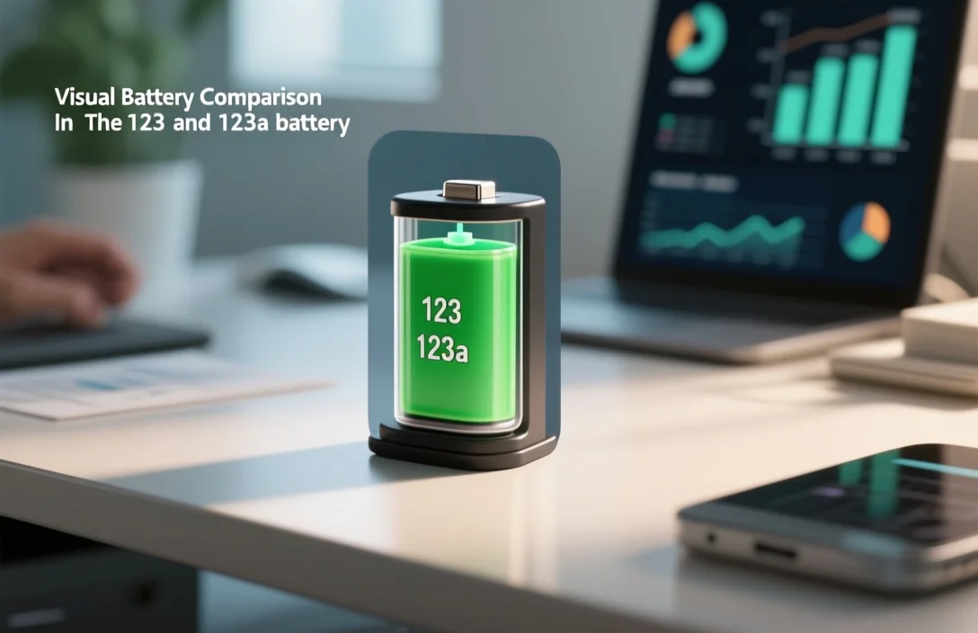 Visual Battery Comparison - difference between 123 and 123a battery
