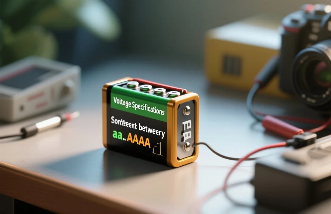 Voltage Specifications - different between aa and aaa battery