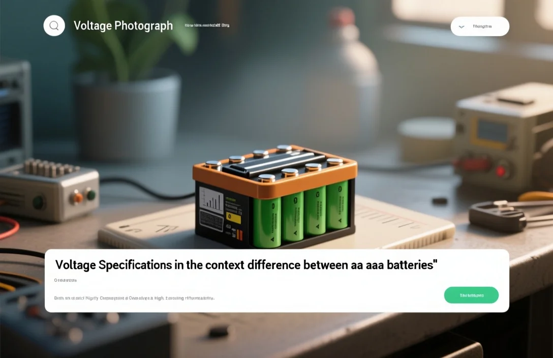 Voltage Specifications - difference between aa aaa batteries