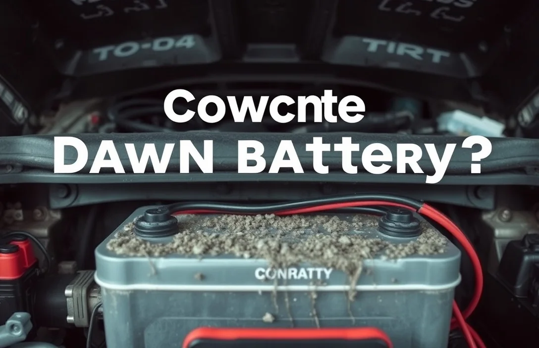 What actually drains a car battery - does concrete drain car batteries?
