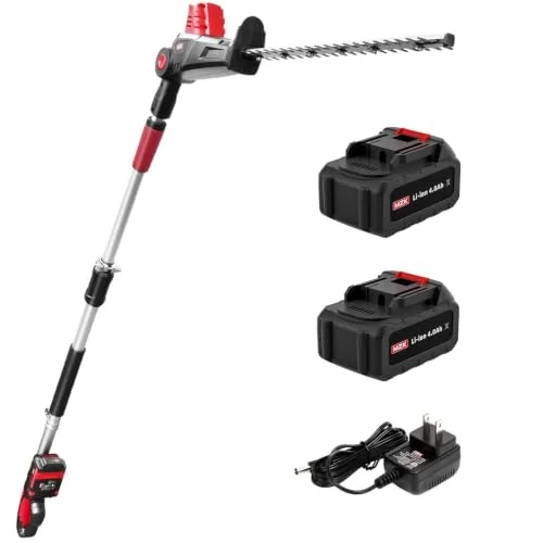 best battery powered pole hedge trimmer