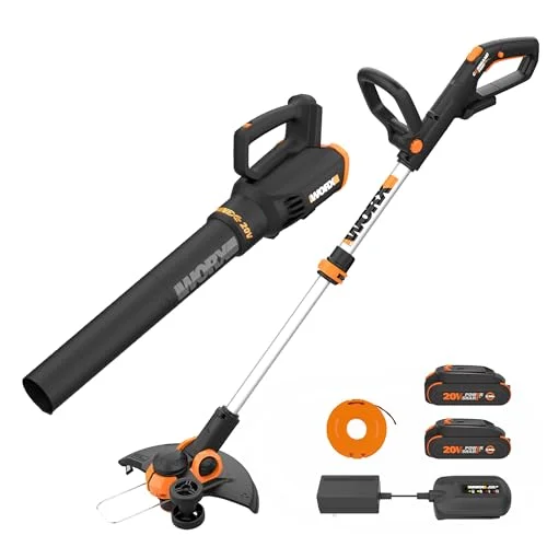 best battery trimmer blower combo