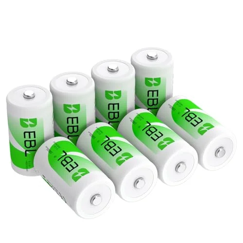 best d cell rechargeable batteries
