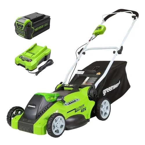 best rated battery mower
