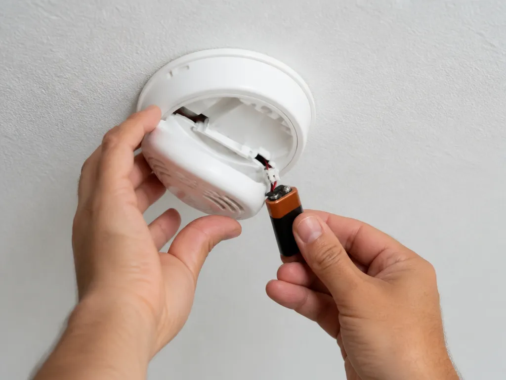 Replaceable Battery Types - how long does a smoke detector battery last?