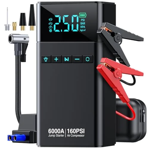 best lithium battery jump starter with air compressor