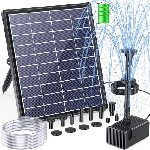 solar battery for water feature