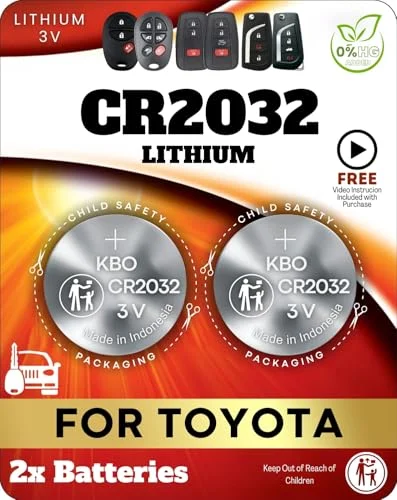 how to replace a toyota key battery?