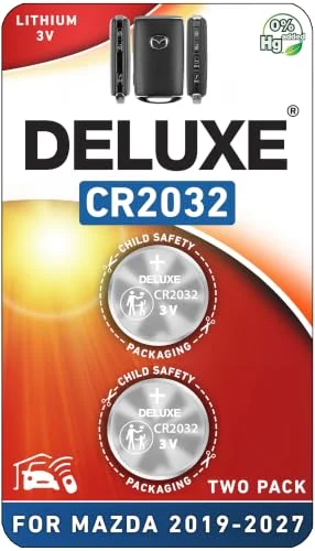 how to replace battery mazda key?